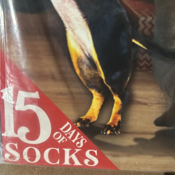 NIB Advent Calendar. 15 Days of Socks. Women’s Shoe Size 4-10. Ready to … Dogs - Picture 8 of 11